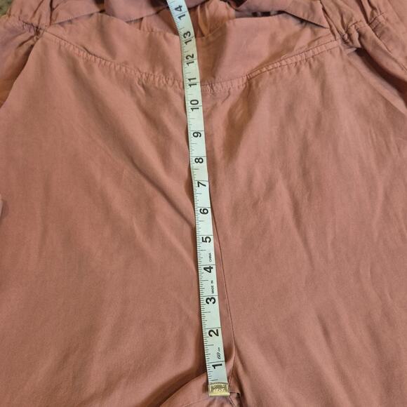 Thread & Supply Tencel Wide Leg Pants Pockets Womens Medium Brick Dust Tall - Picture 6 of 10